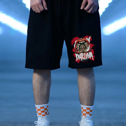 Plus Size Loose Sports Five Points Men's Pants