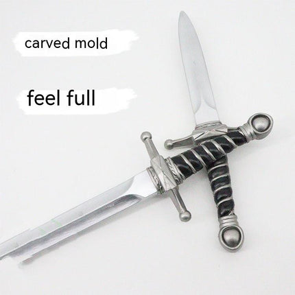 Simulation Small Dagger Sword Soft Rubber Weapon Model