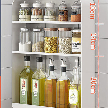 Seasoning Oil Salt Sauce Vinegar Storage Shelf Rack