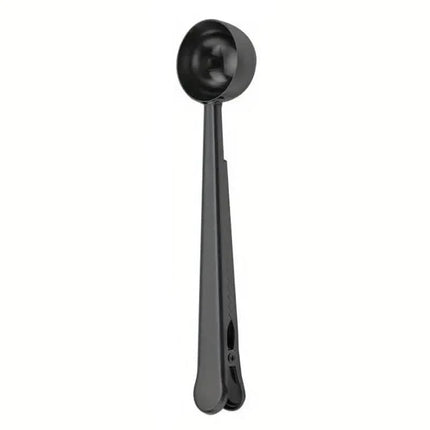 2-in-1 Stainless Steel Coffee Spoon and Sealing Clip