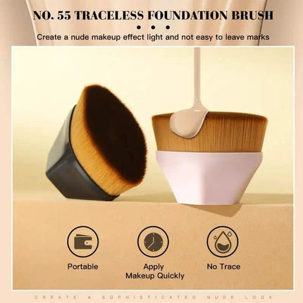 2-Pack: Liquid Foundation Makeup Brushes