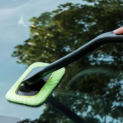 2-Pack: Long Handle Car Window Windshield Cleaner Brush Kit