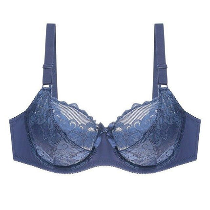 Pure color bra lace women's plus size bra underwear