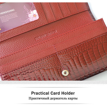 Women's leather wallet coin purse