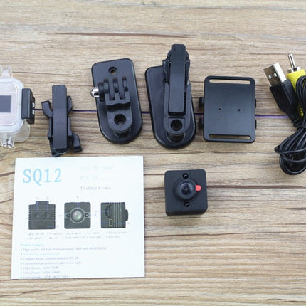 SQ12 Mini Camera HD 1080P Waterproof Night Vision Mini Camcorder Motion Detectiom Video Recorder Action Camera pk SQ8 SQ9 Kamera