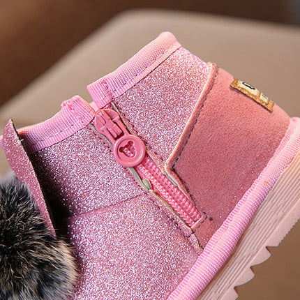 Semi-baby Non-slip Soft-soled Cotton Shoes Warm Winter Shoes