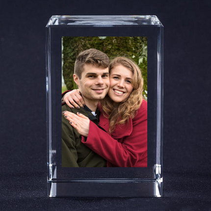 3d Laser Engraving Crystal Souvenir Photo Customized
