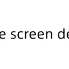 Same screen device / No