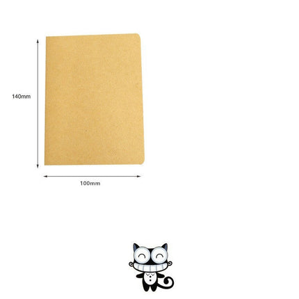Retro Plain Blank Solid Color Graffiti Book