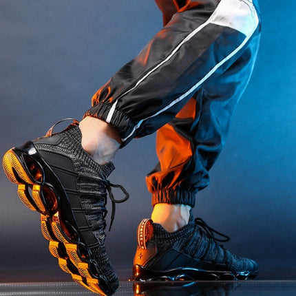 Flying woven mesh sports shoes