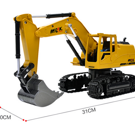 Wireless remote control excavator