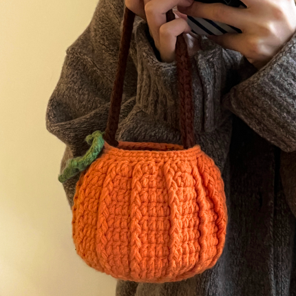 Knitted Goose Woven Bag With Wool Hook Handmade Diy Material