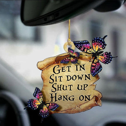 Car Pendant Sleeping Dog Angel Home Decor Acrylic Showcase Hanging Ornaments For Doors