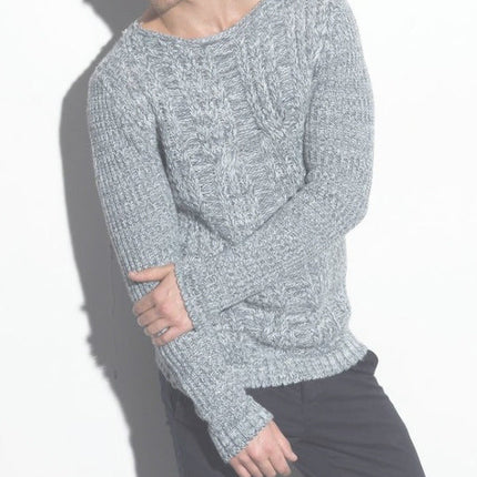 Men's New Product Fashion Polyester Knit Sweater