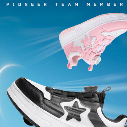 Rotating Buckle Boy Walking Shoes