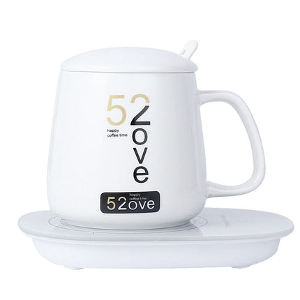 Constant Temperature 55 Degrees Coaster Gift Box Desktop Warming Coaster
