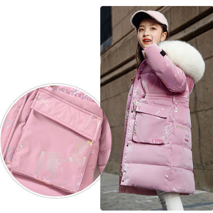 Children's Long Winter Down Padded Coat