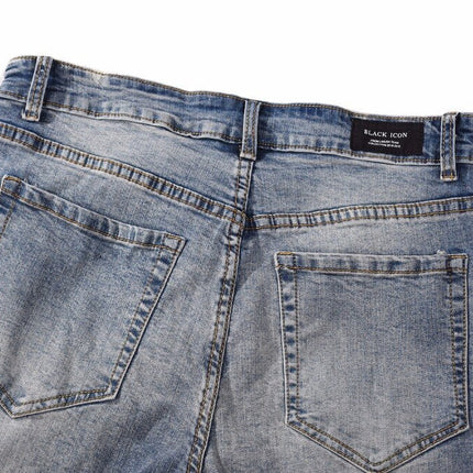 Smashing hole pants, slim jeans
