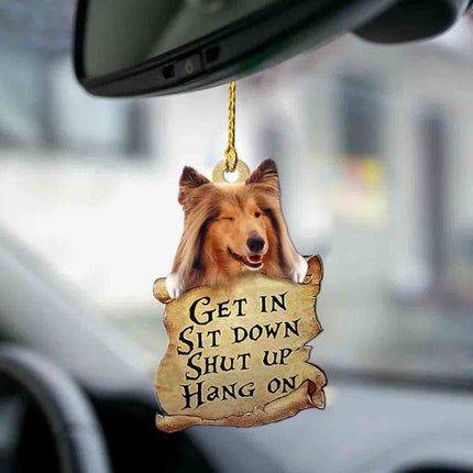 Car Pendant Sleeping Dog Angel Home Decor Acrylic Showcase Hanging Ornaments For Doors