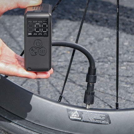 Mini Electric Tire Portable High Pressure American French Valve Road Mountain Bike Riding Air