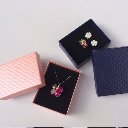 Spot wholesale multicolor ring box jewelry box pendant necklace set box jewelry box earrings small paper box