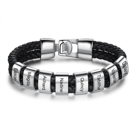 Leather Braided Men's Personality Couple Bracelet
