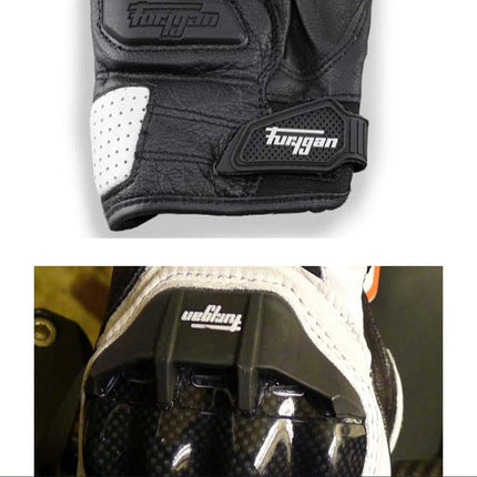 Motorcycle Locomotive Equipment Knight Carbon Fiber Leather Windproof Men and women Four Seasons Anti-fall Off-road Racing Riding Gloves