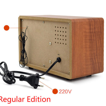 Wooden Old-Fashioned Semiconductor Home Bluetooth Radio