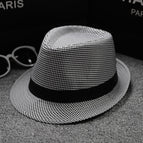 Houndstooth black and white / 58cm