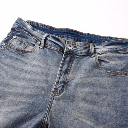 Smashing hole pants, slim jeans