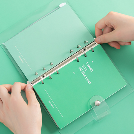 PVC transparent removable notebook