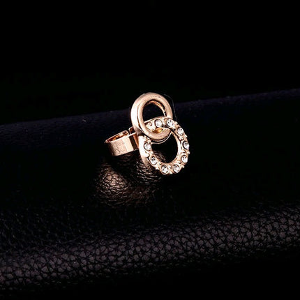 Necklace Earrings Bracelet Ring Jewelry Set European and American Plated 18K Jewelry Four-piece Set