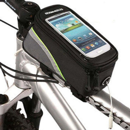 Compatible with Apple, ROSWHEEL Bicycle Frame Bags Bags Bag Holder For IPhone Mobile Phone Bag