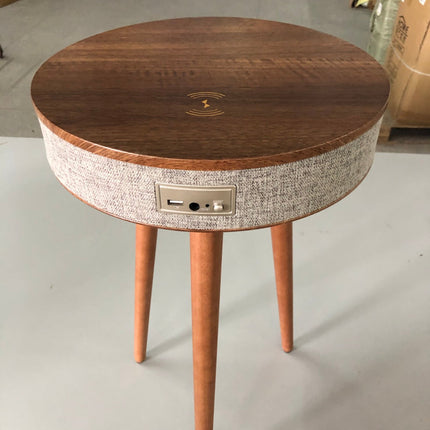 Bluetooth Speaker Small Coffee Table Wireless Charging Creative Small Round Table