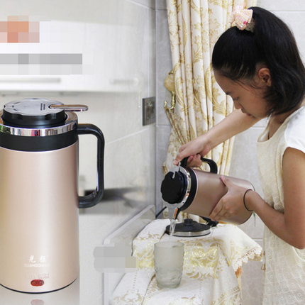 Electric kettle double insulated stainless steel mini kettle 1.8L