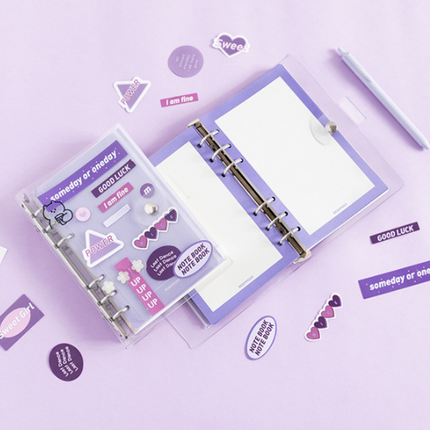 PVC transparent removable notebook
