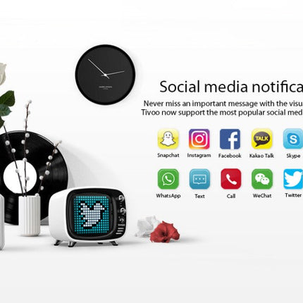 Unique portable smart bluetooth speaker & alarm clock