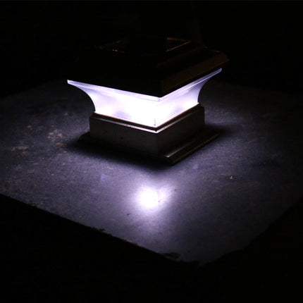 Outdoor solar column headlight