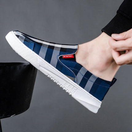 Trendy umbrella cloth men's shoes