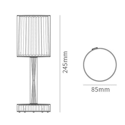 Diamond Crystal Lamp Bedroom Bedside Ambience Light Quiet Bar Table Atmosphere Light