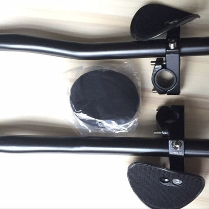 Bicycle Rest TT Handlebar Clip-On Aerobars Handlebar Extension Triathlon Aerobars Tri Bars Road Bike Cycling Rest Handlebar