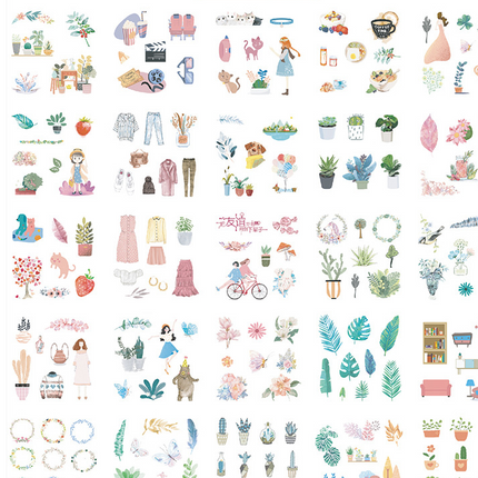 Gift box set sticker