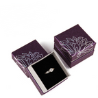 Deep purple ring box