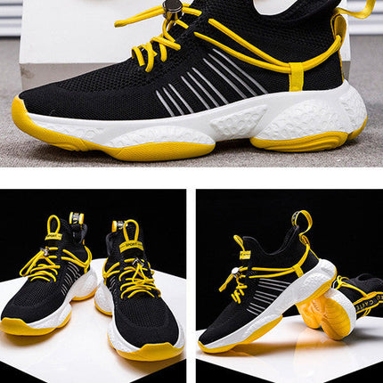 Real fly knitted men's shoes