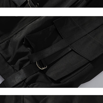 Men's Trendy Plus Size Stand Collar Jacket Suit