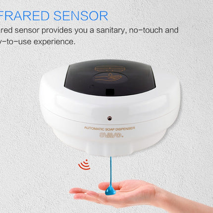 Wall-mounted automatic soap dispenser