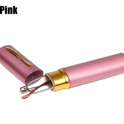 Pen holder reading glasses metal spring foot glasses pen holder portable old glasses