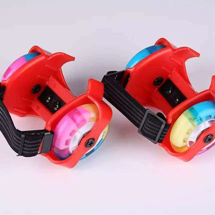 Children's hot wheels walking shoes shine roller skates