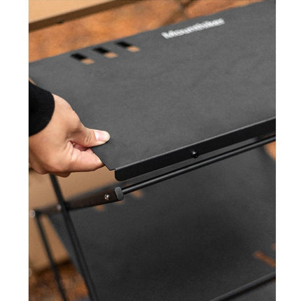 Outdoor Campsite Aluminum Alloy Triple Splicing Storage Rack