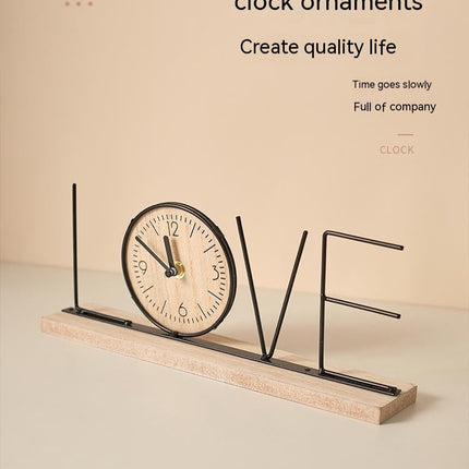 Creative TV Cabinet Decorative Ornaments Table Clock Furnishings